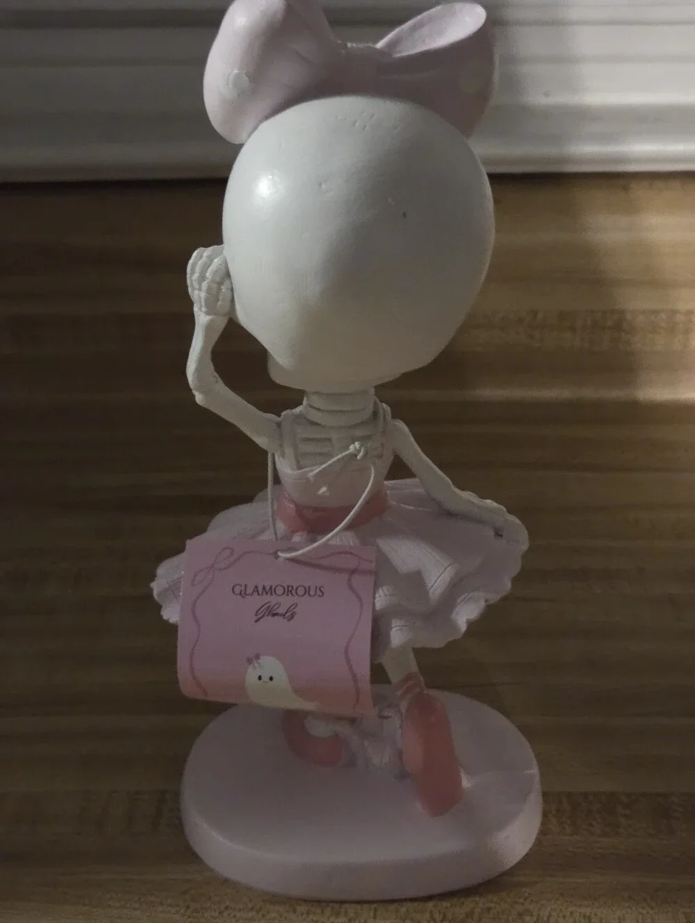 Ceramic Halloween Ballerina SkeletonNWT Decor